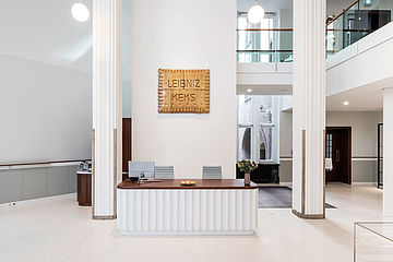 Foyer der Bahlsen Firmenzentrale, Innenanstrich von Malermeister Kramer in Hannover