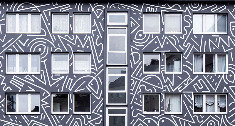 Kreative Fassadengestaltung in Hannover, Celler Straße - Malermeister Kramer 2