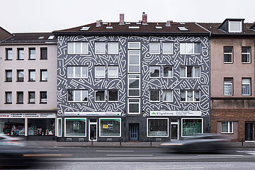 Kreative Fassadengestaltung in Hannover, Celler Straße - Malermeister Kramer